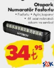 OTOPARK NUMARATÖR FOSFORLU OTOPARK NUMARATÖR FOSFORLU